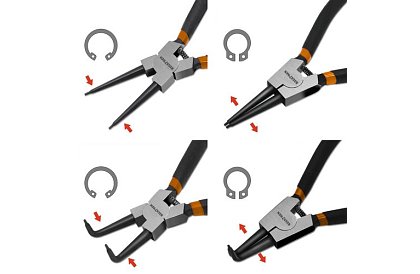 Clește seger - Set de 4 clești pentru inele seger