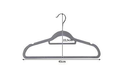 Umera de catifea pentru îmbrăcăminte – dublă - set de 20 bucăți