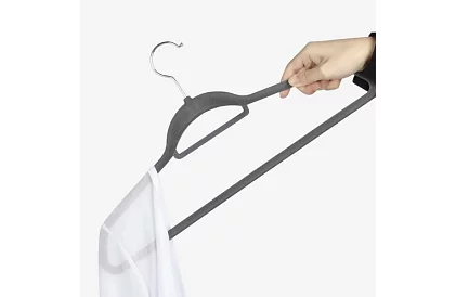 Umera de catifea pentru îmbrăcăminte – dublă - set de 20 bucăți