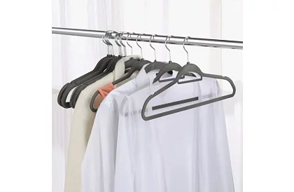 Umera de catifea pentru îmbrăcăminte – dublă - set de 20 bucăți