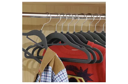 Umera de catifea pentru îmbrăcăminte – dublă - set de 20 bucăți