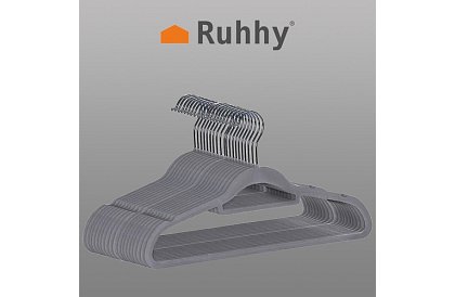 Umera de catifea pentru îmbrăcăminte – dublă - set de 20 bucăți