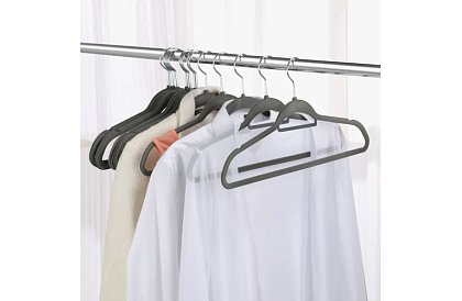 Umera de catifea pentru îmbrăcăminte – dublă - set de 20 bucăți