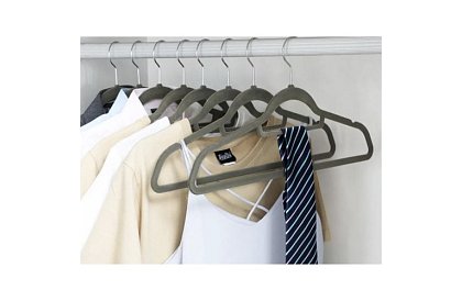 Umera de catifea pentru îmbrăcăminte – dublă - set de 20 bucăți