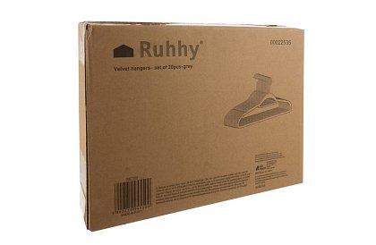 Umera de catifea pentru îmbrăcăminte – dublă - set de 20 bucăți