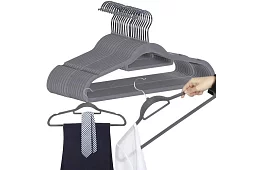 Umera de catifea pentru îmbrăcăminte – dublă - set de 20 bucăți