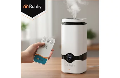 Umidificator ultrasonic cu ionizare 4 l + 3 uleiuri aromatice