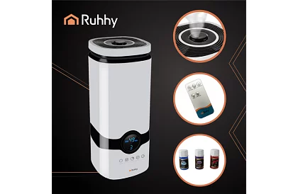 Umidificator ultrasonic cu ionizare 4 l + 3 uleiuri aromatice