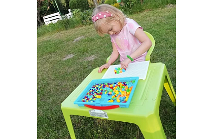 Mozaică educațională pentru copii - set de puzzle cu 296 de piese