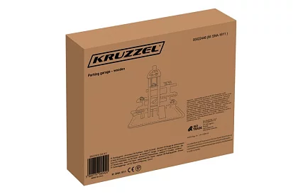 Parcare din lemn – garaj pentru copii