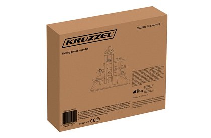 Parcare din lemn – garaj pentru copii