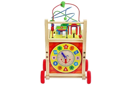 Cubul educațional și educativ din lemn pentru copii