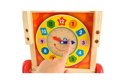 Cubul educațional și educativ din lemn pentru copii