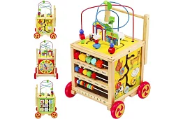 Cubul educațional și educativ din lemn pentru copii