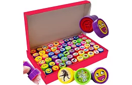 Set de ștampile pentru copii – 60 de bucăți