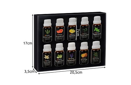 Set de uleiuri esențiale – 10 bucăți a câte 15 ml
