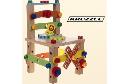 Scaun senzorial din lemn pentru copii