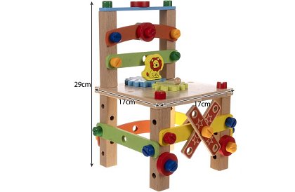 Scaun senzorial din lemn pentru copii