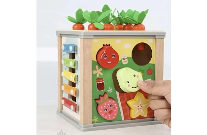 Cubul de lem senzorial și educațional