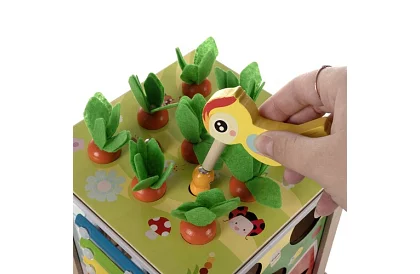 Cubul de lem senzorial și educațional