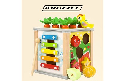 Cubul de lem senzorial și educațional