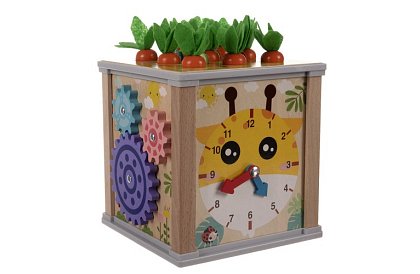 Cubul de lem senzorial și educațional