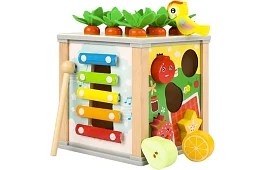 Cubul de lem senzorial și educațional