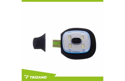 Căciulă de iarnă cu două straturi și lanternă LED - neagră