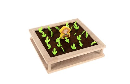 Joc de lemn 2în1 – fermă