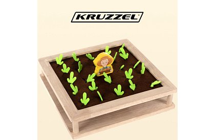 Joc de lemn 2în1 – fermă