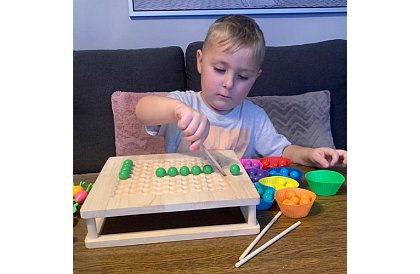 Joc de lemn 2în1 – fermă