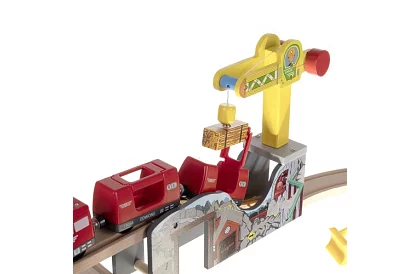 Calea ferată din lemn - cale ferată pentru trenulețe 3,2 m