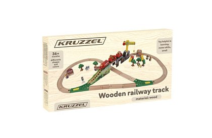 Calea ferată din lemn - cale ferată pentru trenulețe 3,2 m