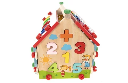 Casă senzorială educațională din lemn