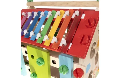 Casă senzorială educațională din lemn