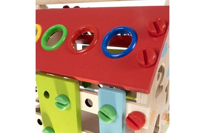 Casă senzorială educațională din lemn