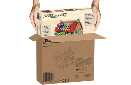 Casă senzorială educațională din lemn