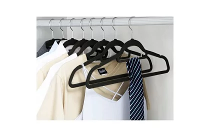 Barele de catifea pentru îmbrăcăminte - 20 buc - negre