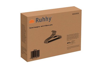 Barele de catifea pentru îmbrăcăminte - 20 buc - negre