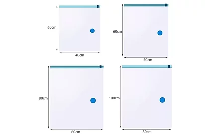 Set de saci vacuum – 4 dimensiuni – 10 bucăți
