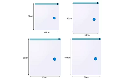 Set de saci vacuum – 4 dimensiuni – 10 bucăți
