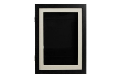 Cadru artistic de deschidere pentru fotografii – desene A4 - negru