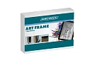 Cadru artistic de deschidere pentru fotografii – desene A4 - negru