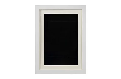 Cadru artistic de deschidere pentru fotografii – desene A4 - alb