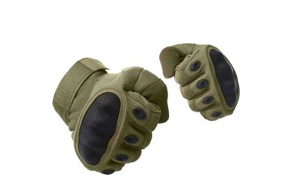 Mănuși tactice de contact - mărimea XL - khaki