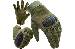 Mănuși tactice de contact - mărimea XL - khaki