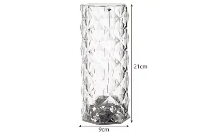 Lampa de birou RGB cu touch LED – Lampa din cristal Diamond