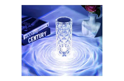 Lampa de birou RGB cu touch LED – Lampa din cristal Diamond