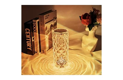 Lampa de birou RGB cu touch LED – Lampa din cristal Diamond