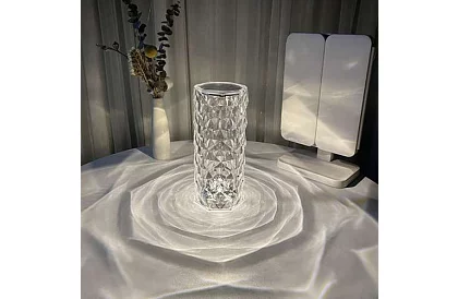 Lampa de birou RGB cu touch LED – Lampa din cristal Diamond